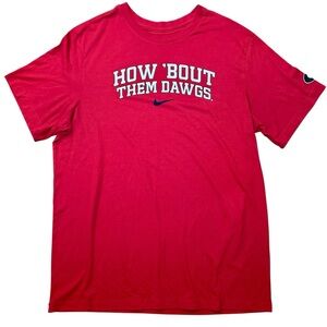 Nike Georgia Bulldogs How Bout Them Dawgs T-Shirt Men’s Large Red NCAA